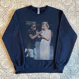RARE Kanye X Taylor Swift 2009 VMA Sweatshirt — Kanye Made You Famous